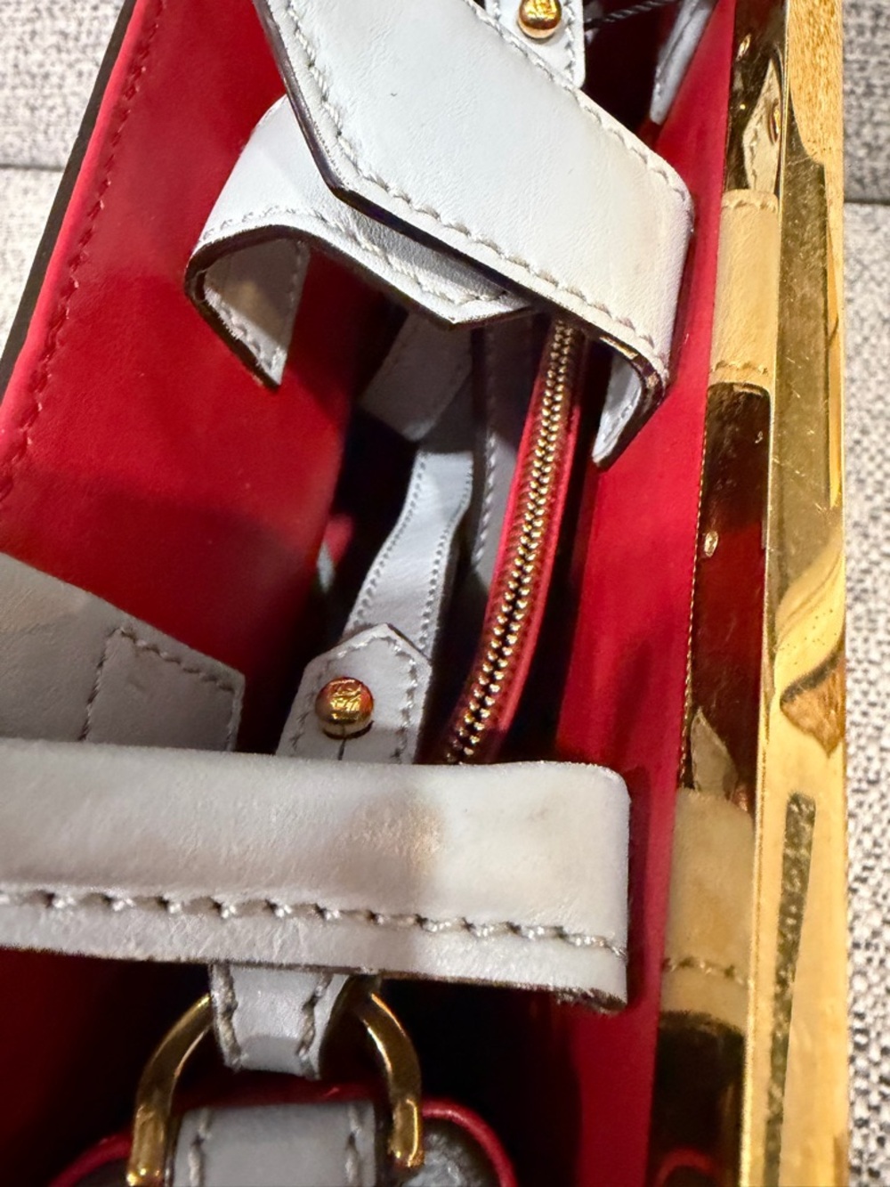 Fendi Blue Leather Small 2Jours Tote - Picture 9 of 16